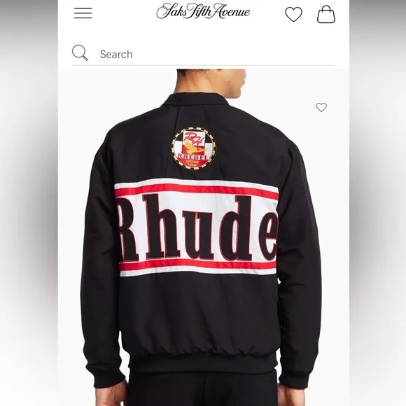 Rhude racing jacket brand new with tags - $1200+ value!